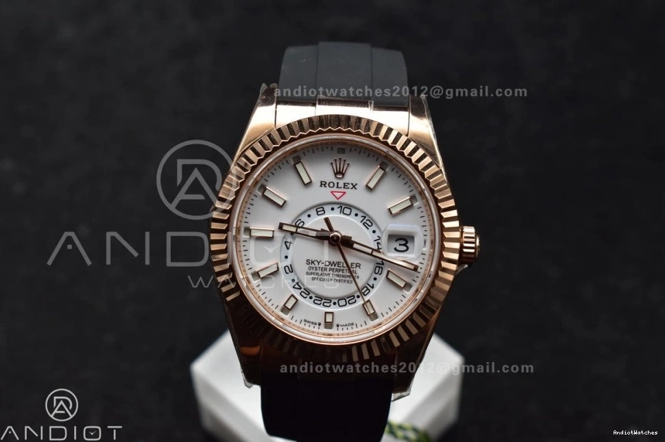 Oyster-flex ZF RG A23J Comfortable 336235 1101 on White (Gain Sky-Dweller Edition Strap 1:1 Weight) Best Dial 0920